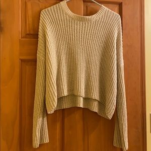 Womens Cropped Sweater